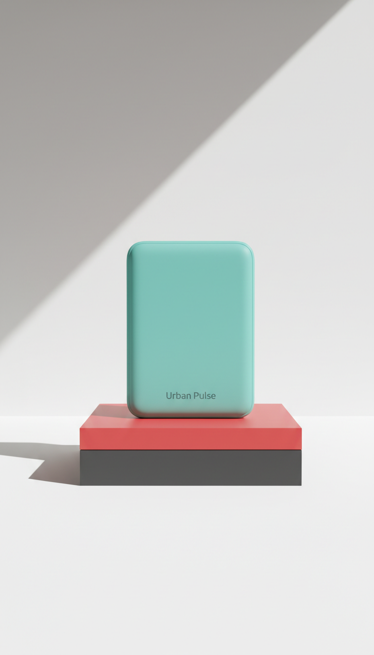 Sleek Power Bank with LED Indicator